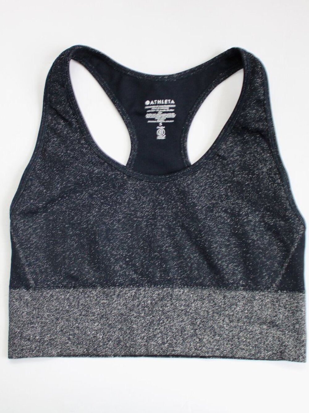 Athleta Twilight Sparkle in Navy Blue Sports Bra Size Small
